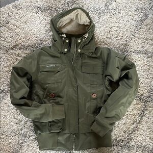 Special Blend Green Hooded Jacket Size Medium